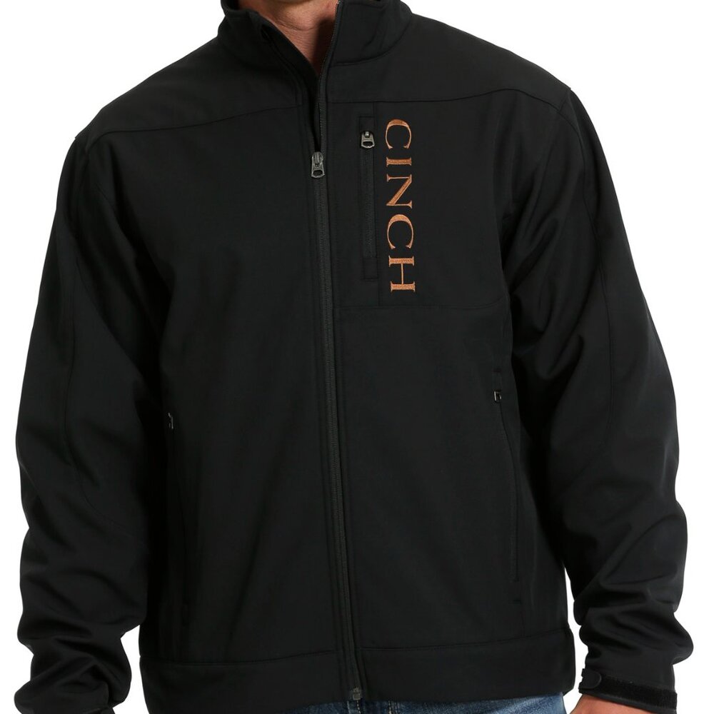 Men's Cinch Black Bonded Jacket - Picture 5 of 6